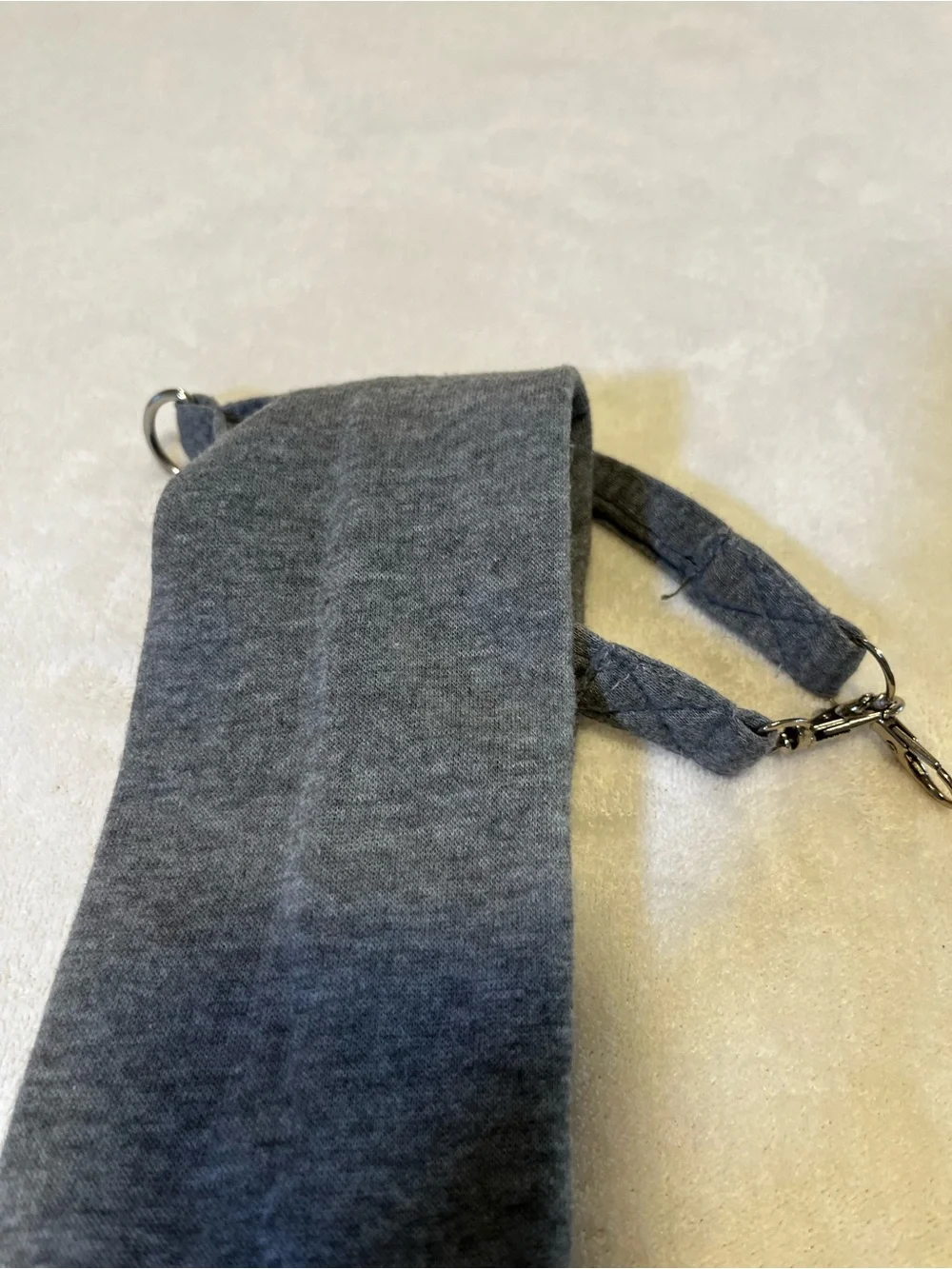 🐾 Gray Dog Sling Carrier | Soft Pet Carrier | Adjustable Shoulder Bag